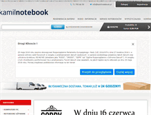 Tablet Screenshot of kamilnotebook.pl